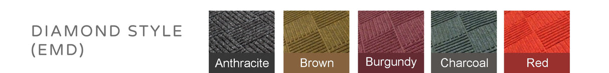 Commercial Entrance Mat - Diamond style colors