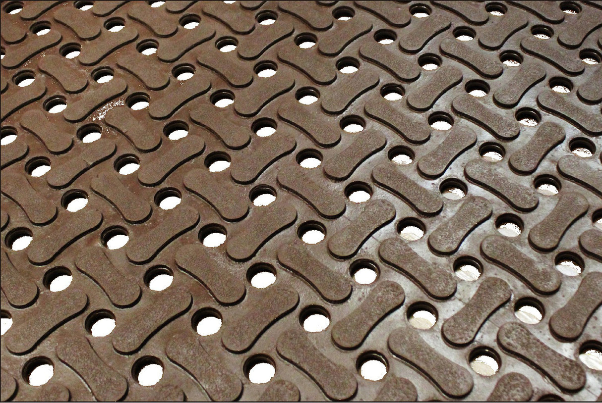 Anti-Fatigue Slip Guard Mat - drainage detail