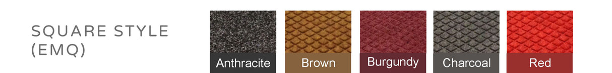 Commercial Entrance Mat - Square style colors