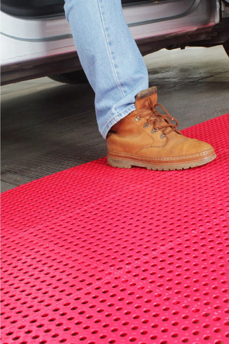 Interlocking Wet Area Tiles - garage application