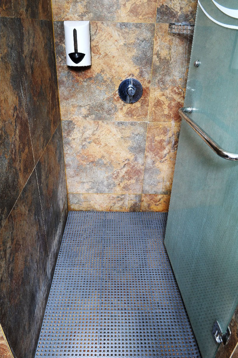 Interlocking Wet Area Tiles - shower application